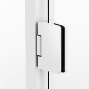 Mampara angular 2 puertas abatibles al vértice GLASS BLANCO - Imagen 2