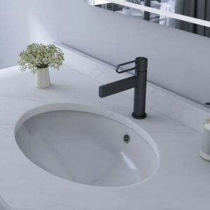 Grifo para lavabo monomando DIOR negro mate - Imagen 2
