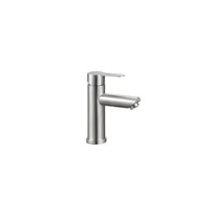 Grifo monomando para lavabo IONY Acero - Imagen 1