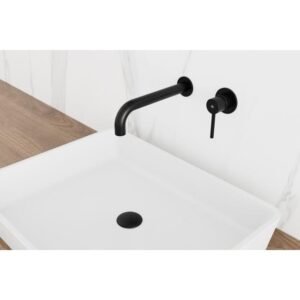 Grifo empotrable de lavabo SIRIO negro mate - Imagen 2