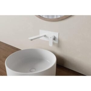 Grifo lavabo empotrado CASSIO BLANCO - Imagen 1