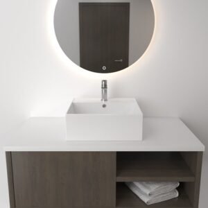 LAVABO CERÁMICO CUADRADO 9302 - Imagen 2