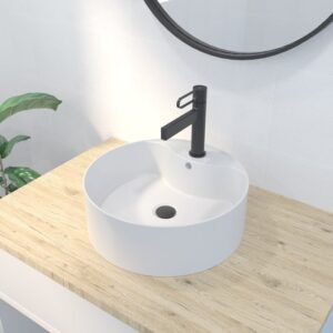 LAVABO CERÁMICO REDONDO DE SOBRE ENCIMERA 9306 - Imagen 1