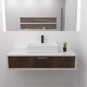 LAVABO RECTANGULAR 9364 PARA MUEBLE O MURAL - Imagen 2