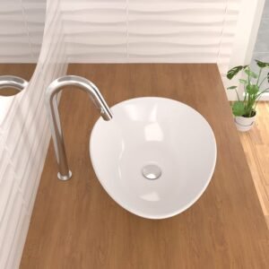 LAVABO CERÁMICO OVALADO 9379 COSMOS - Imagen 2