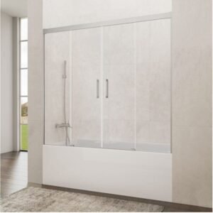 Mampara de bañera 2F + 2C BASIC SPAZIO - Imagen 1