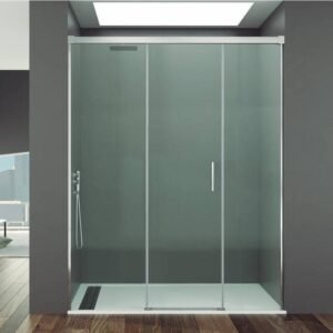 Mampara ducha fijo + puerta + fijo BASIC - Imagen 1