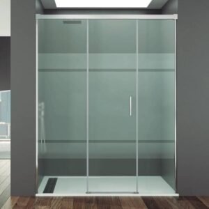 Mampara ducha fijo + puerta + fijo BASIC - Imagen 2