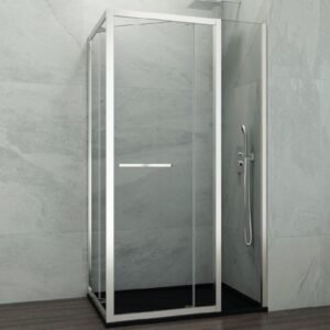 Mampara ducha frontal plegable + fijo SPAZIO COMBI B + lateral fijo - Imagen 3