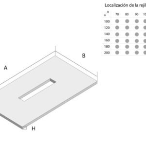 Plato Ducha Resina ARDESIA - Imagen 2