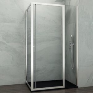Mampara ducha frontal plegable + fijo SPAZIO COMBI B + lateral fijo - Imagen 2