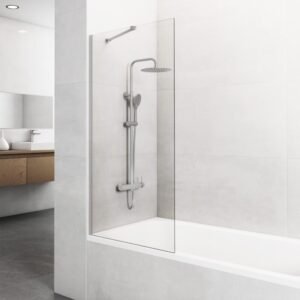 Mampara panel fijo de bañera SCREEN NÍQUEL - Imagen 1