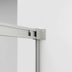 Mampara ducha fijo + corredera BASIC NÍQUEL - Imagen 4