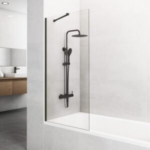 Mampara panel fijo de bañera SCREEN TITANIO - Imagen 1
