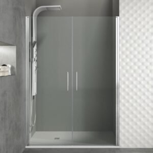 Mampara ducha frontal 2 puertas Abatibles OPEN - Imagen 1