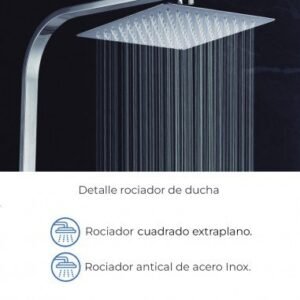 Conjunto de ducha cromado INVERTER C monomando - Imagen 4