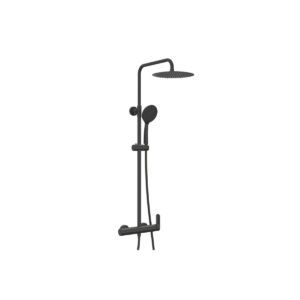 Conjunto de ducha INVERTER R + maneta CASSIO NEGRO - Imagen 1