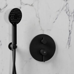 Grifería para ducha empotrada SIRIO NEGRO MATE - Imagen 1
