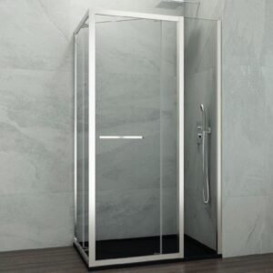 Mampara ducha frontal plegable + fijo SPAZIO COMBI B + lateral fijo - Imagen 2