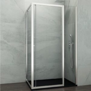 Mampara ducha frontal plegable + fijo SPAZIO COMBI B + lateral fijo - Imagen 3