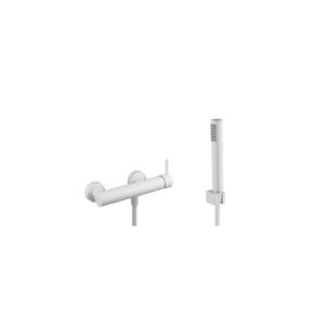 Grifo monomando para ducha SIRIO blanco - Imagen 1