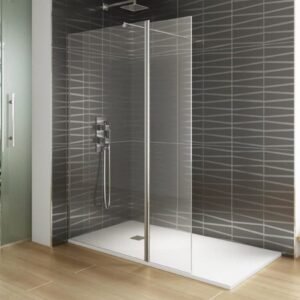 Mampara cristal fijo + abatible SCREEN MOVING - Imagen 1