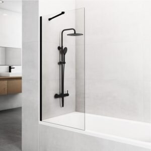 Mampara bañera panel fijo SCREEN NEGRA - Imagen 3