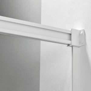 Mampara ducha fijo + corredera BASIC BLANCA - Imagen 5