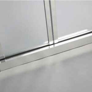 Mampara ducha frontal 2 puertas plegables AKORD - Imagen 3