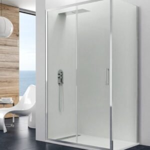 Mampara de ducha frontal + Corredera + Lateral Fijo PRESTIGE - Imagen 1