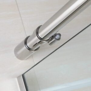 Mampara INOX frontal + lateral fijo MOVING - Imagen 2