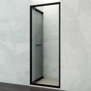 Mampara ducha frontal plegable SPAZIO COMBI A NEGRA - Imagen 1