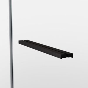 Mampara ducha frontal plegable SPAZIO COMBI A NEGRA - Imagen 5