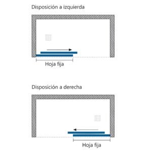 Mampara frontal fijo + corredera FLORIDA - Imagen 3