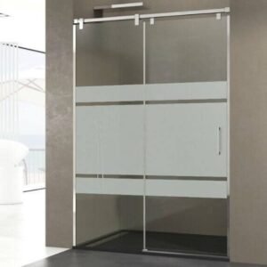 Mampara INOX fijo + corredera FUTURA - Imagen 2