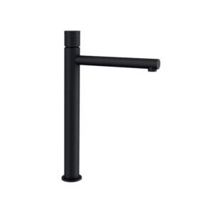Grifo monomando lavabo caño alto RADIO Negro - Imagen 1