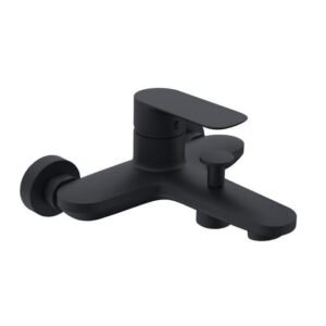 Grifo monomando bañera CASSIO en negro mate - Imagen 1