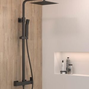Conjunto grifería para ducha INVERTER C negro mate - Imagen 3