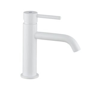 Grifo monomando para lavabo SIRIO blanco - Imagen 1