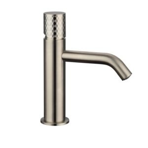 Grifo monomando para lavabo HELIOS Níquel - Imagen 1