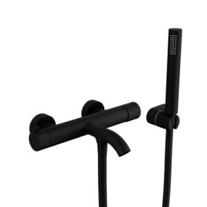 Grifo monomando para bañera HELIOS Negro - Imagen 1
