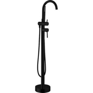 Grifería de bañera exenta monomando ROUND negro mate - Imagen 1