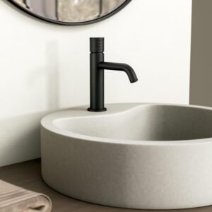 Grifo monomando para lavabo HELIOS Negro - Imagen 2