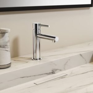 Grifo monomando para lavabo cromado MIO - Imagen 2