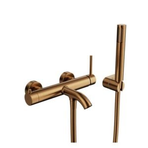 Grifo monomando para bañera SIRIO cobre - Imagen 1