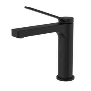 Grifo monomando para lavabo TARSIO Negro - Imagen 1