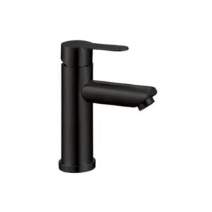 Grifo monomando para lavabo IONY Acero Negro - Imagen 1
