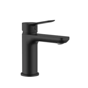 Grifo monomando para lavabo RHIO negro - Imagen 1
