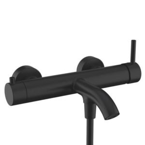 Grifo monomando para bañera SIRIO negro mate - Imagen 1