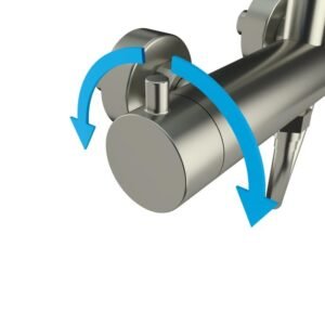 Conjunto de ducha INVERTER R HELIOS Níquel - Imagen 2